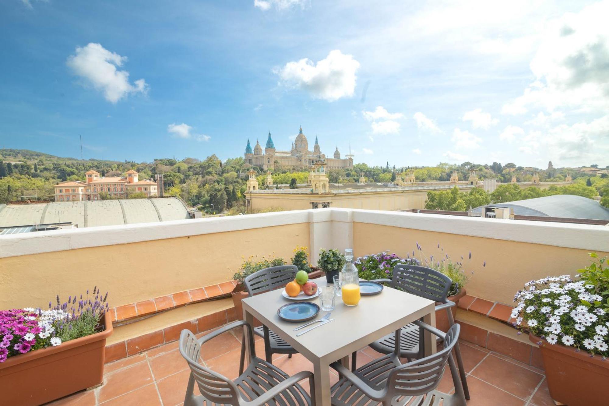 Riua - Private Terrace Penthouse Next To The Fair برشلونة المظهر الخارجي الصورة