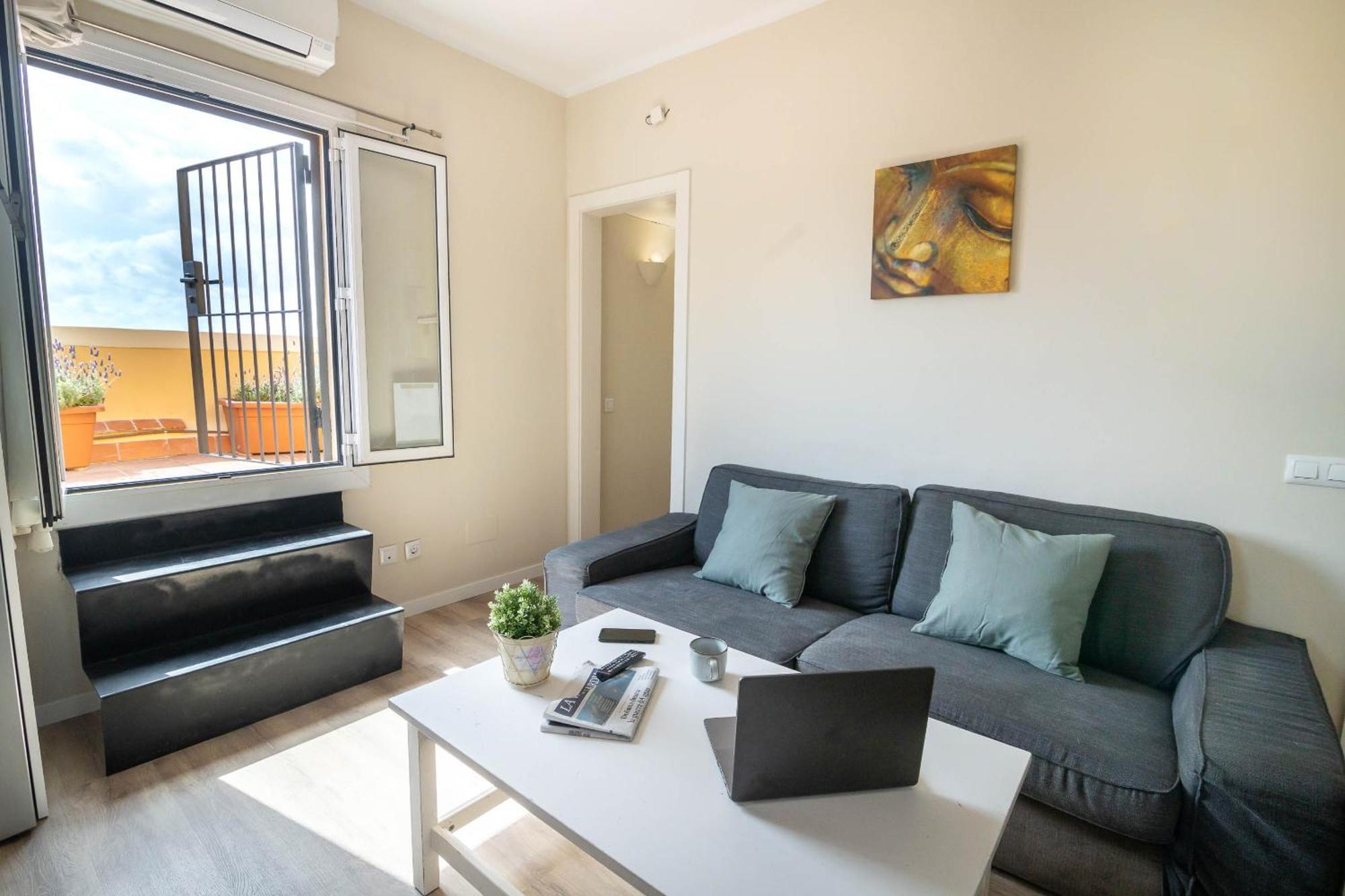 Riua - Private Terrace Penthouse Next To The Fair برشلونة المظهر الخارجي الصورة